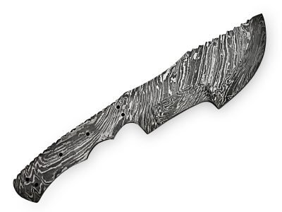 Damascus Steel Tracker Blank Blade