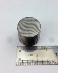 STAINLESS STEEL DAMASCUS ROUND ROD