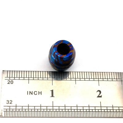 HANDMADE MOKUTI TIMASCUS KNIFE EDC PARACORD BRACELET LANYARD BEAD 2 - Image 3