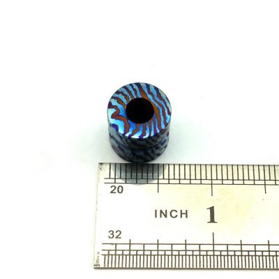 HANDMADE MOKUTI TIMASCUS KNIFE EDC PARACORD BRACELET LANYARD BEAD 1 - Image 2