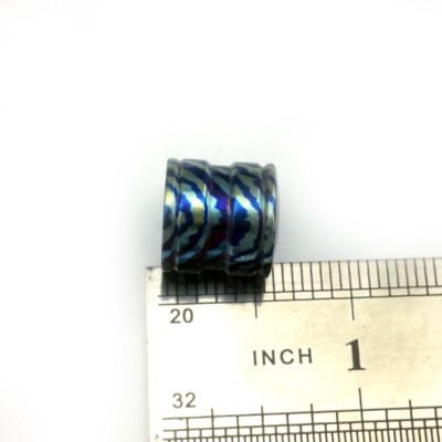 HANDMADE MOKUTI TIMASCUS KNIFE EDC PARACORD BRACELET LANYARD BEAD 1 - Image 3
