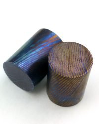 MOKUTI TITANIUM DAMASCUS ROUND ROD 1