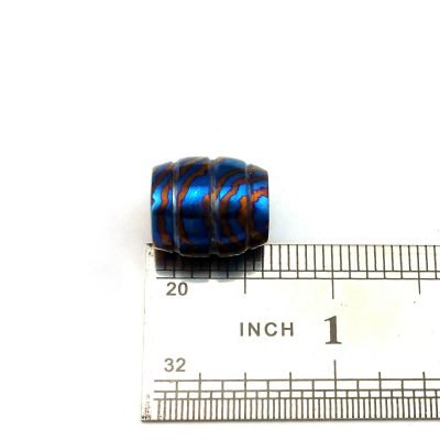 HANDMADE MOKUTI TIMASCUS KNIFE EDC PARACORD BRACELET LANYARD BEAD 2 - Image 2
