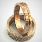 Mokume Gane ( Brass Copper )  Ring 002