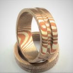 Mokume Gane ( Brass Copper )  Ring 003