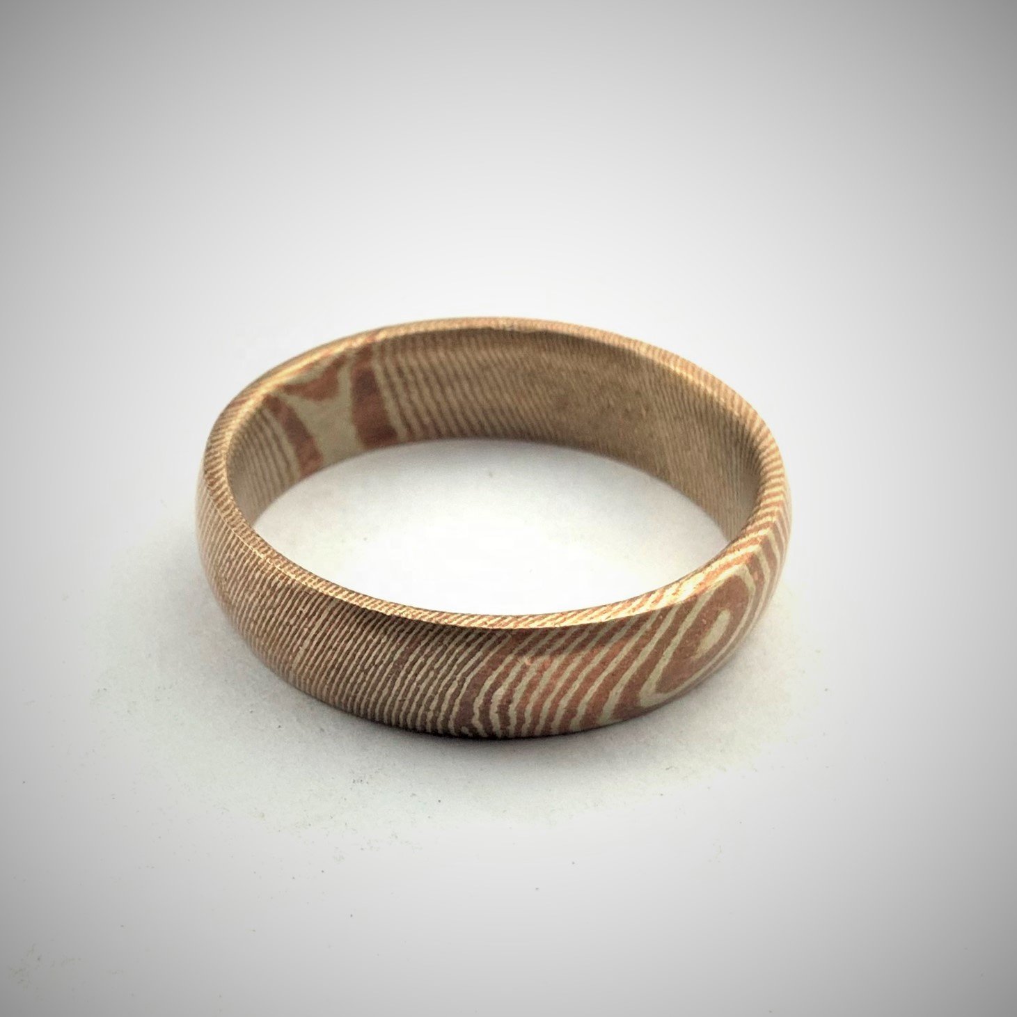 Mokume Gane ( Brass Copper )  Ring 004 - Image 2