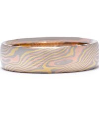 Mokume Gane ( Brass Copper Silver Nickel ) Ring 001