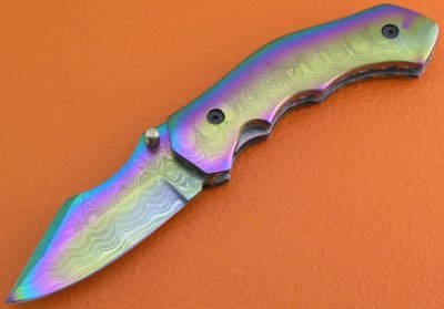 Titanium Coated Folding Knife CFK-1