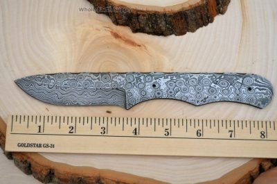Damascus Survival Blank Blade 002 - Image 3