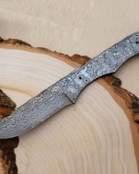 Damascus Survival Blank Blade 002