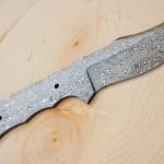 Damascus Bowie Blank Blade 001