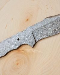 Damascus Bowie Blank Blade 001