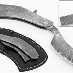 Damascus Shaving Knife DSK-3