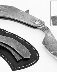 Damascus Shaving Knife DSK-3