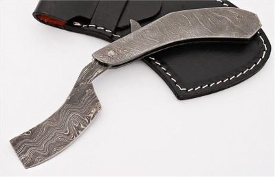 Damascus Shaving Knife DSK-3 - Image 3