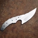 D2 Steel Hunting Blank Blade Knife 002