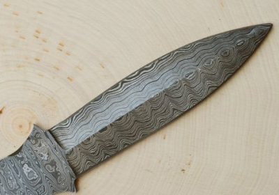 Damascus Hunting Blank Blade ( Ladder ) 006 - Image 2