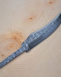 Damascus Hunting Blank Blade 007 ( Ladder, Hidden Tang )