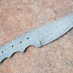 Damascus Survival Blank Blade 003