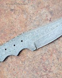 Damascus Survival Blank Blade 003