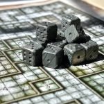 Custom Handmade Damascus Steel Dice 002