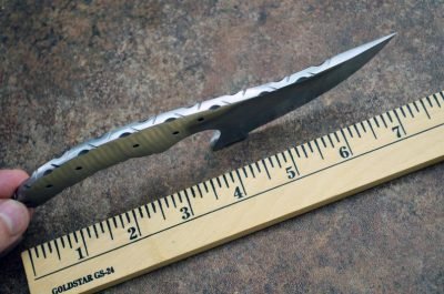 D2 Steel Hunting Blank Blade Knife 002 - Image 2