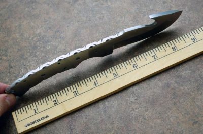 D2 Steel Hunting Skinner Blank Blade Knife 003 - Image 2