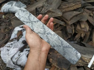 Damascus Mosaic Pattern Billet for Knife Making