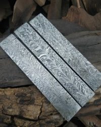 Damascus Feather Pattern for Knife Making