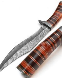 Custom Handmade Damascus Steel Bowie