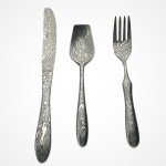 Damascus Steel Cutlery Set 001
