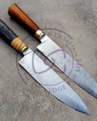 Custom Handmade Stainless Steel Damascus Chef Knife